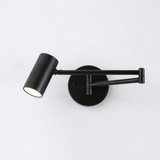 Modern Adjustable Swing Arm LED Wall Sconce 1-Light Lasson Living