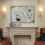 Modern Fabric Wall Sconce 1-Light Lasson Living