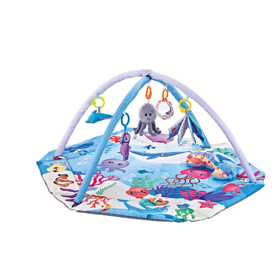 Baby Play Mat With 8-in-1 Sensory Development Centre And Detachable Toys - Image 3