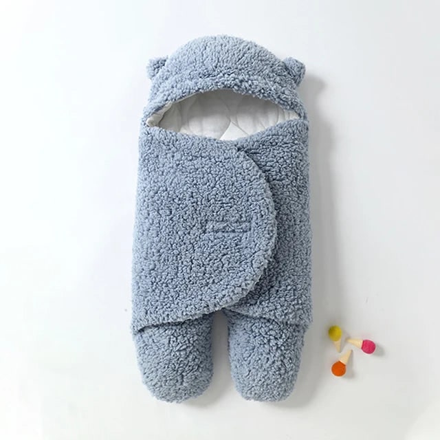 Baby Swaddle With Soft Fleece For A Warm Winter Hug - Image 1