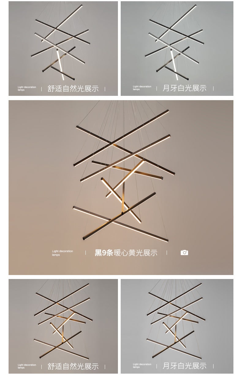 Bar New Minimalist LED Chandeliers - Image 10