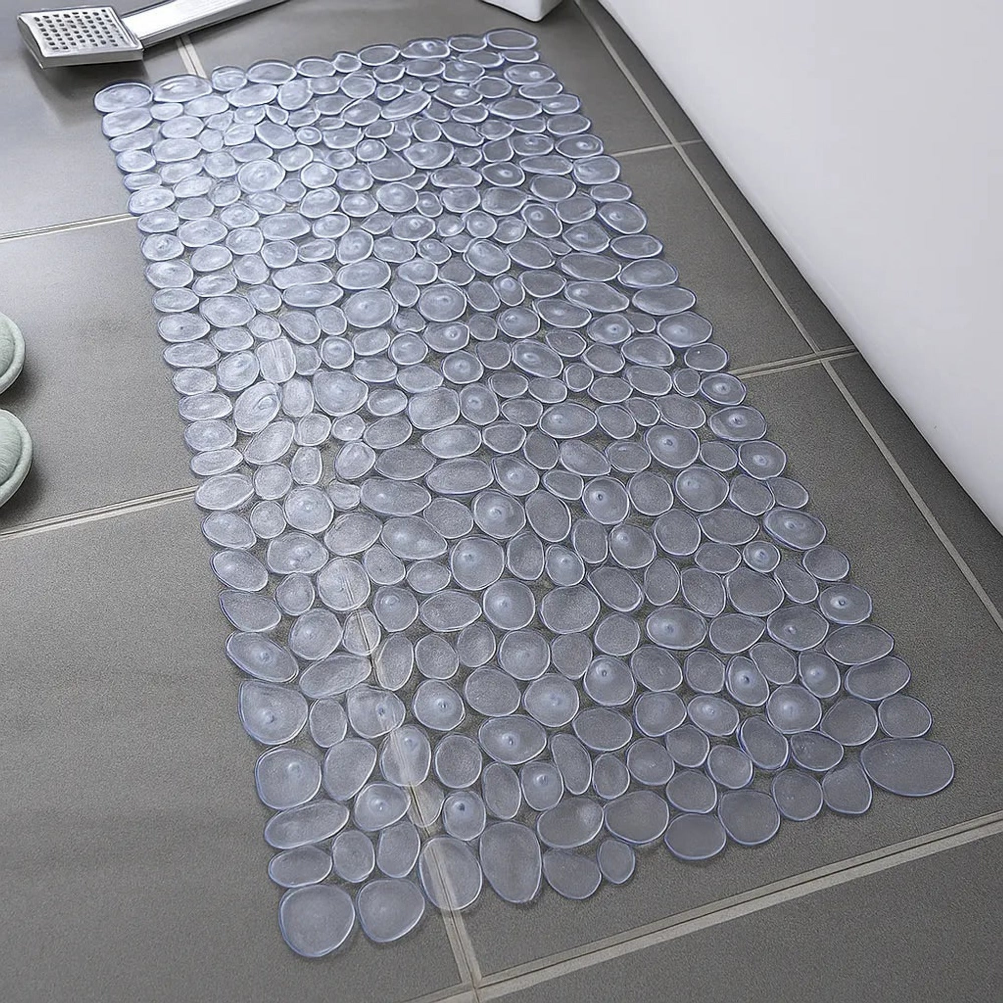 Bath Mat With Non-Slip Grip And Natural Pebble Design For Shower And Bathroom Eco-Friendly With Strong Suction Cups For Secure Hold - Image 8