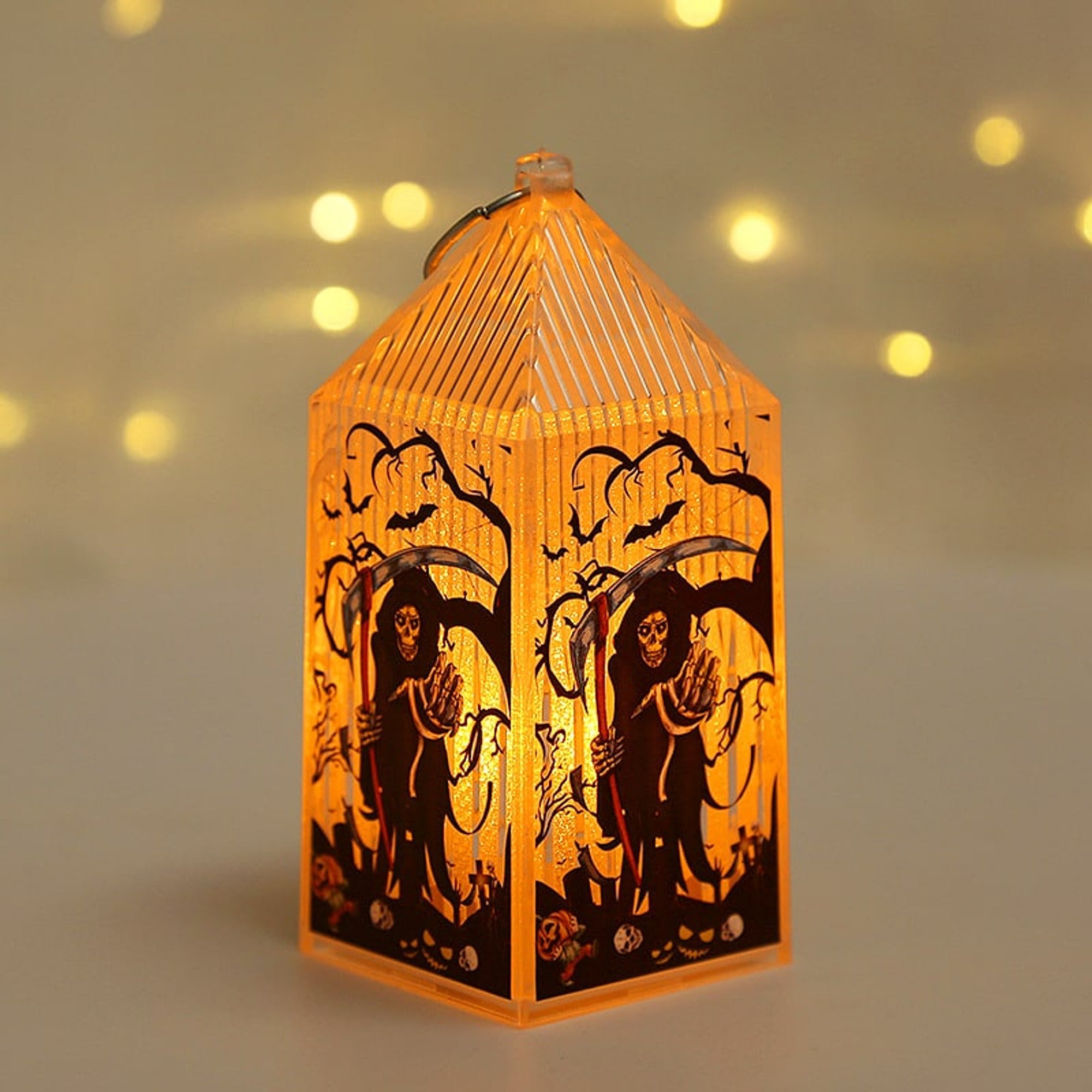 Battery Operated Halloween Lanterns With Warm Candlelight - Image 3