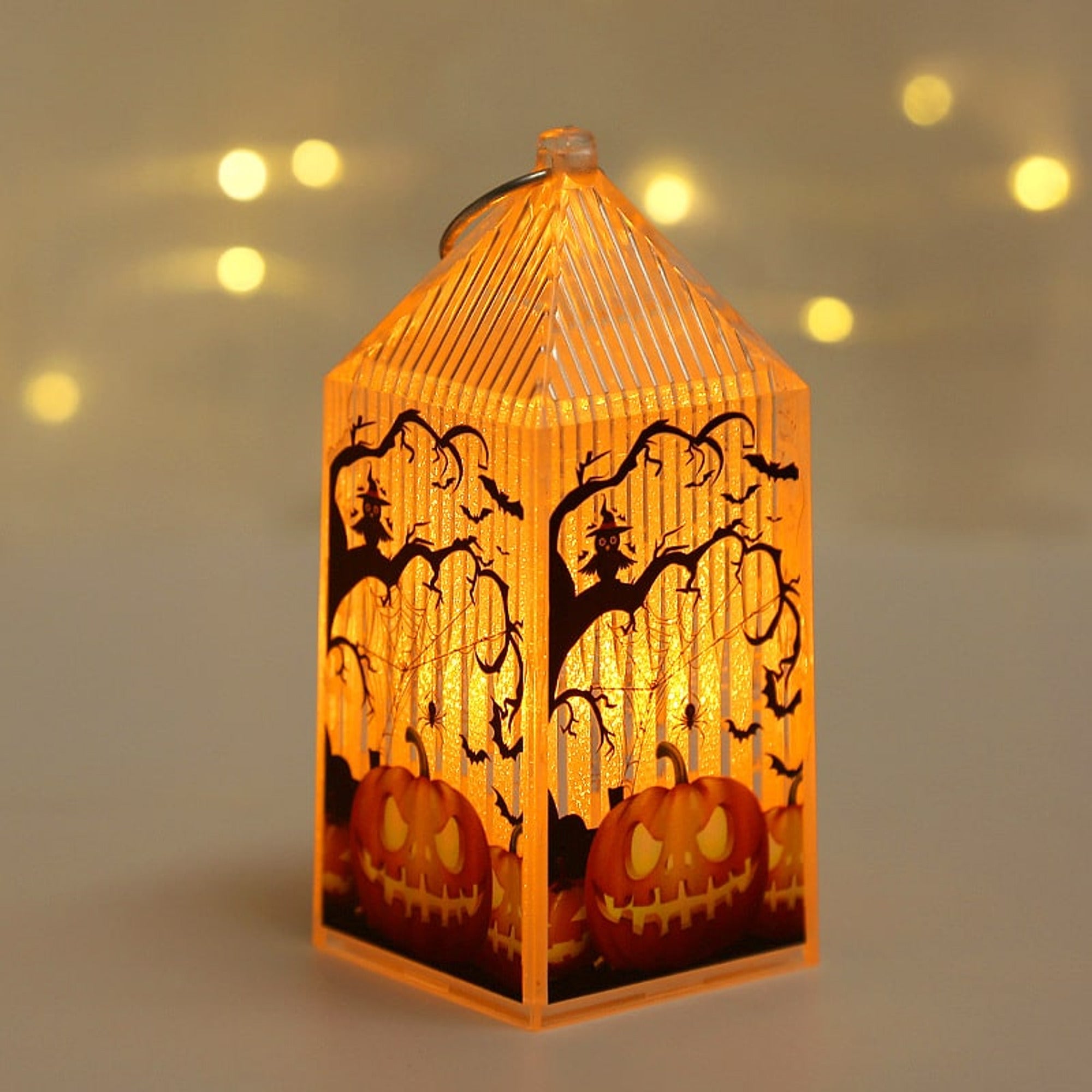 Battery Operated Halloween Lanterns With Warm Candlelight - Image 5
