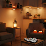 Battery Operated Pumpkin Lights With Remote Control Halloween Lanterns & Candlelight With Steady And Flickering Modes - Image 1