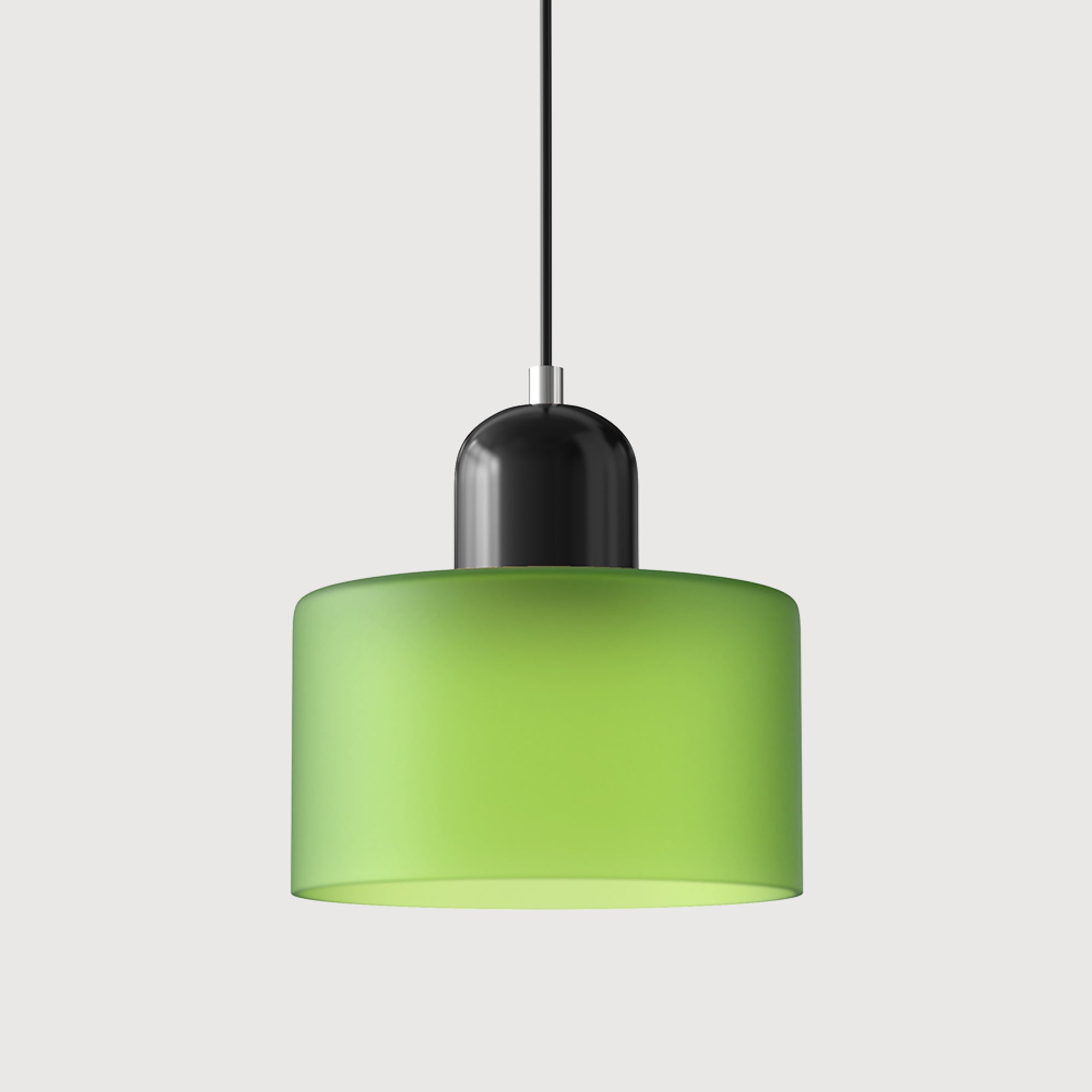 Bauhaus Pendant Light With Coloured Translucent Glass Shade - Image 34