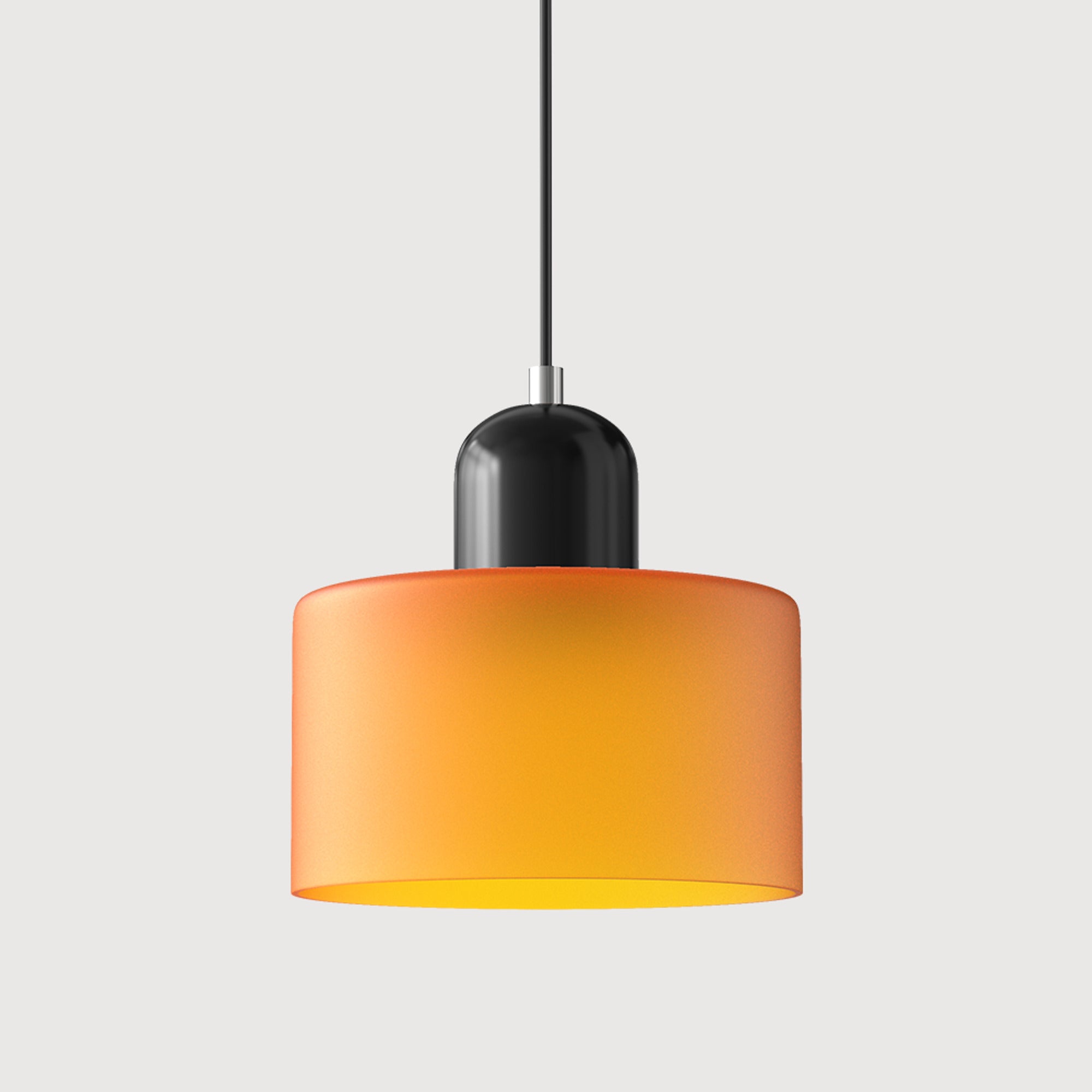 Bauhaus Pendant Light With Coloured Translucent Glass Shade - Image 22
