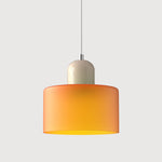 Bauhaus Pendant Light With Coloured Translucent Glass Shade - Image 19