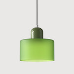Bauhaus Pendant Light With Coloured Translucent Glass Shade - Image 33