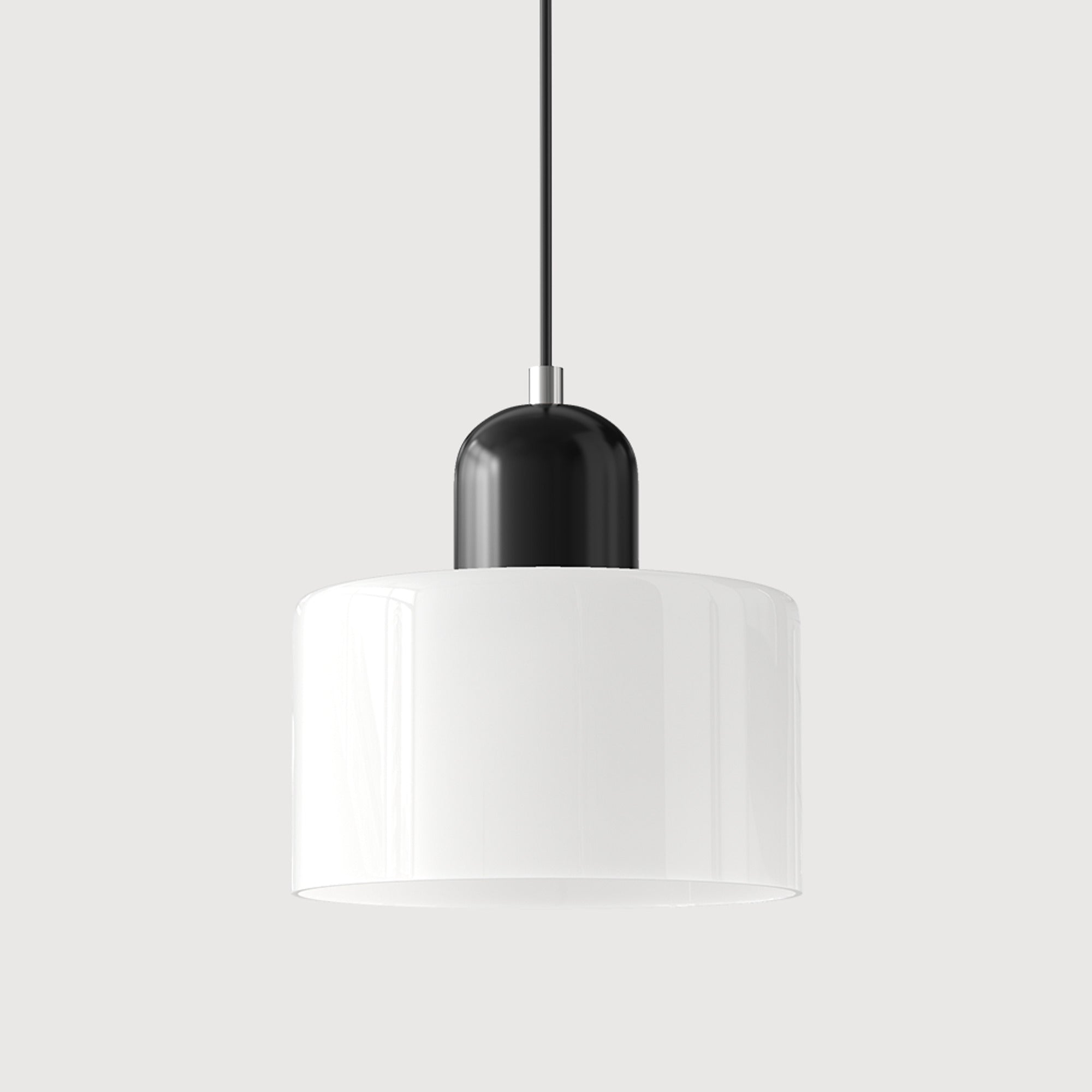 Bauhaus Pendant Light With Coloured Translucent Glass Shade - Image 28
