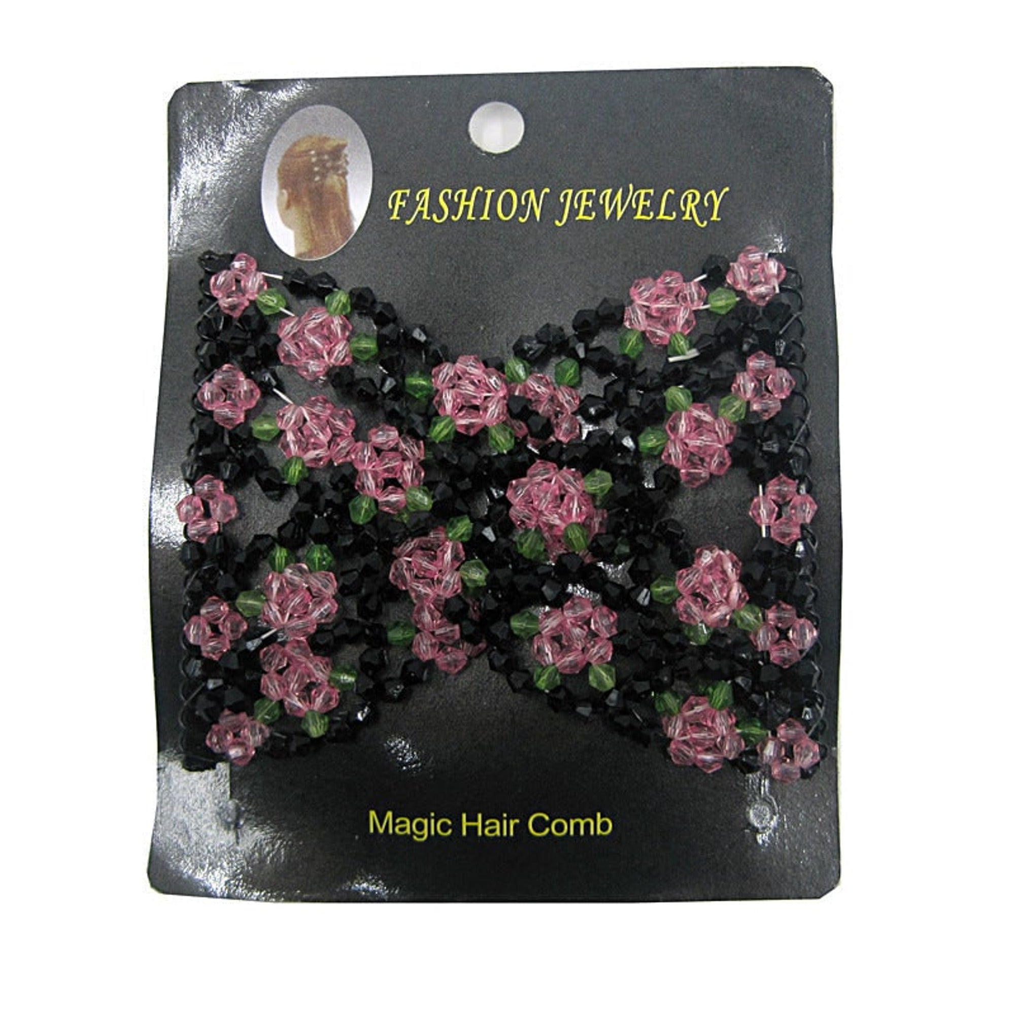 Beaded Hair Comb With Stretchable Design For Secure Styling - Image 9