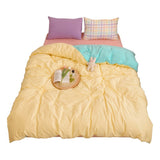 Bedding Set Pastel Rainbow Striped Duvet Cover And Pillowcases - Image 7