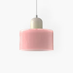 Modern Glass Cylinder Pendant 1-Light Lasson Living