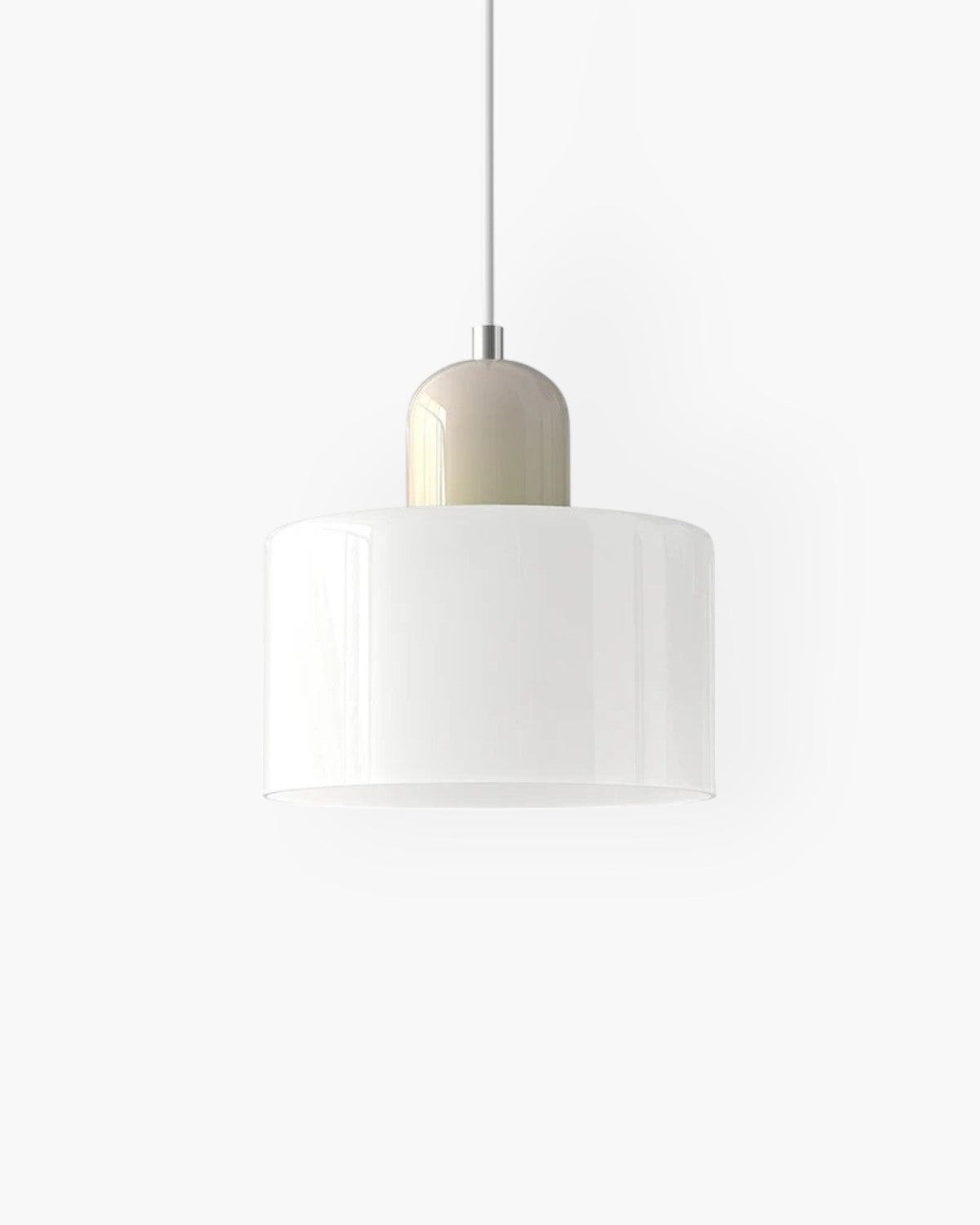 Modern Glass Cylinder Pendant 1-Light Lasson Living