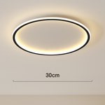 Scandinavian LED Round Ceiling Lamp | 1-Light Lasson Living