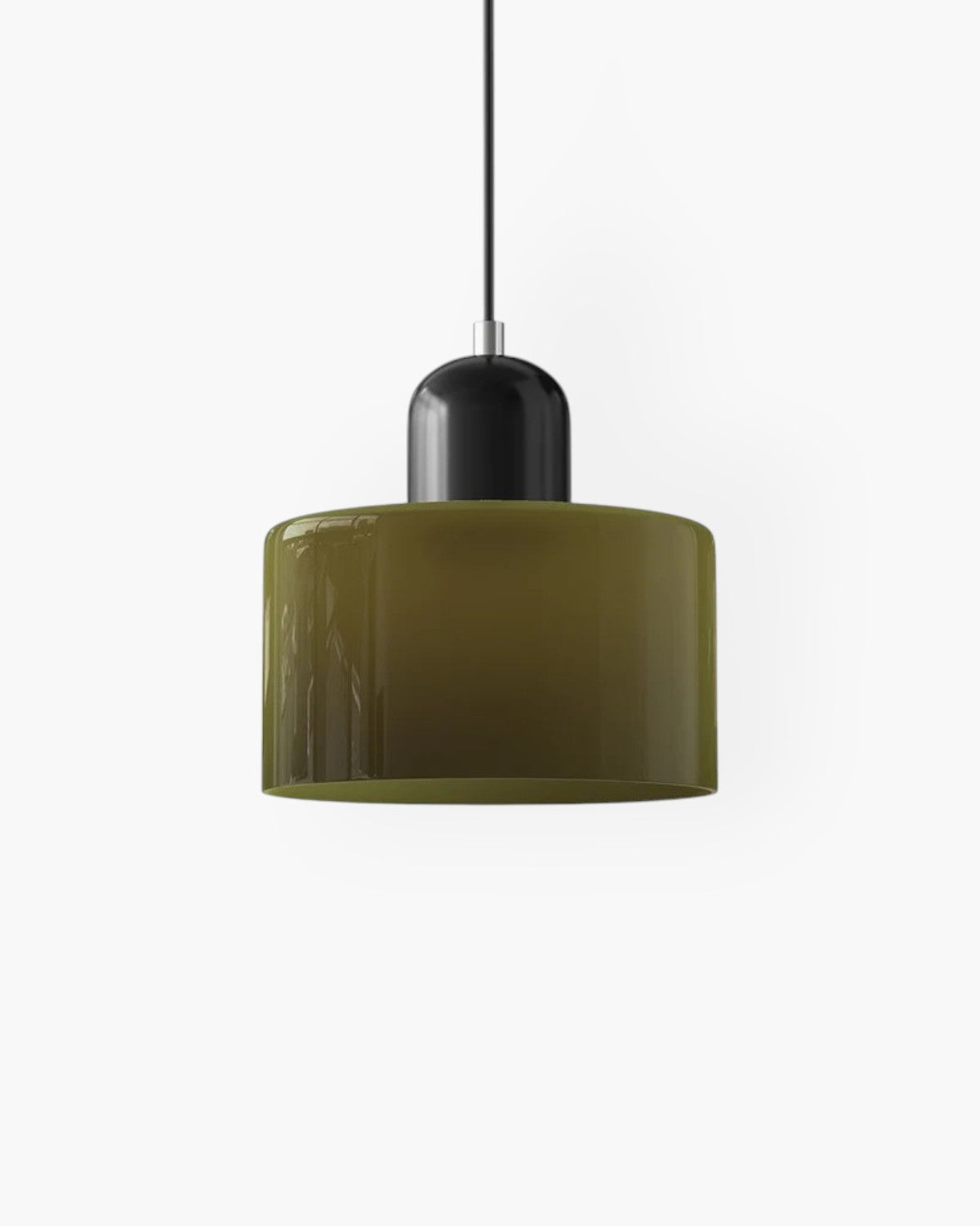 Modern Glass Cylinder Pendant 1-Light Lasson Living