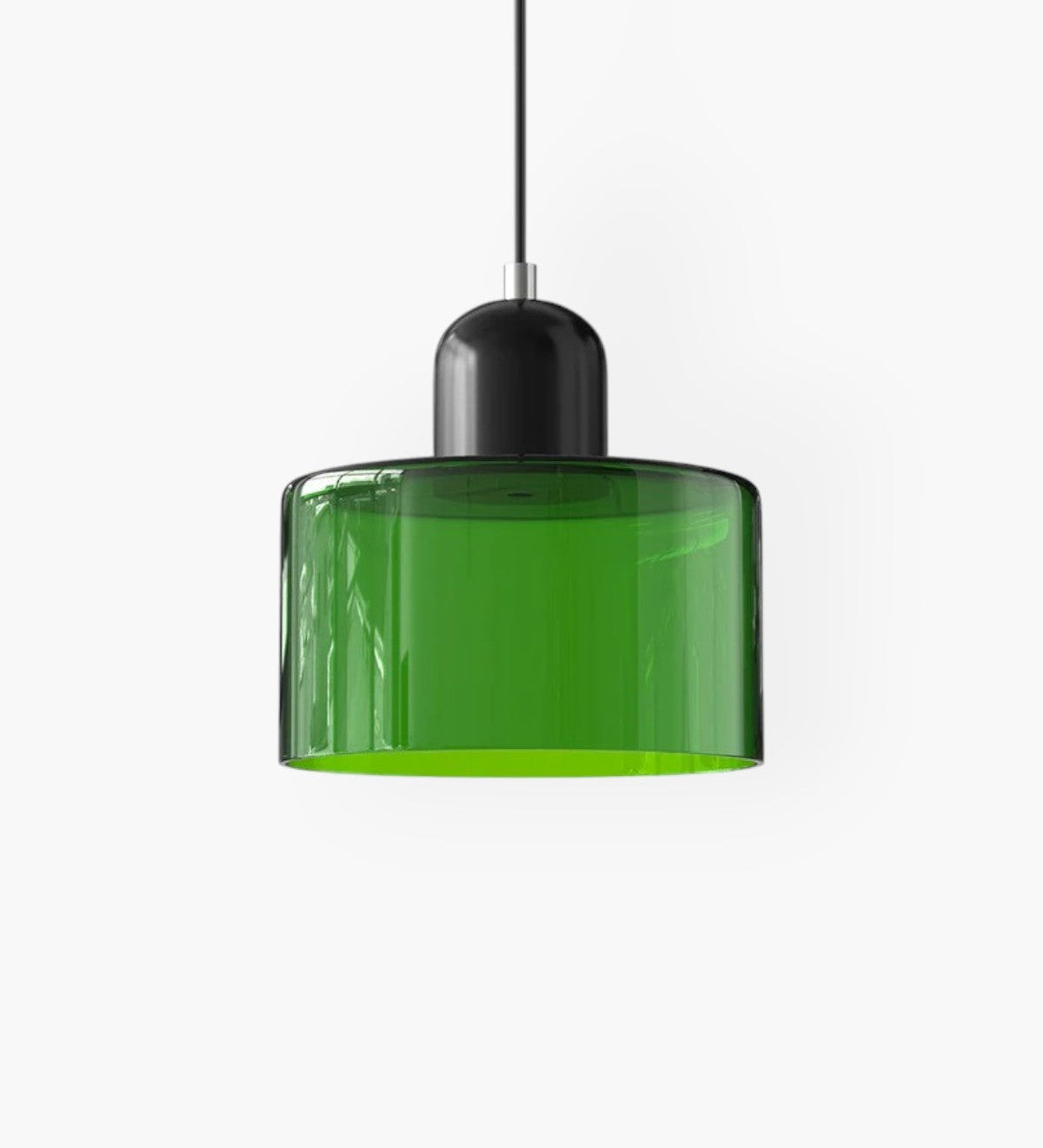 Modern Glass Cylinder Pendant 1-Light Lasson Living