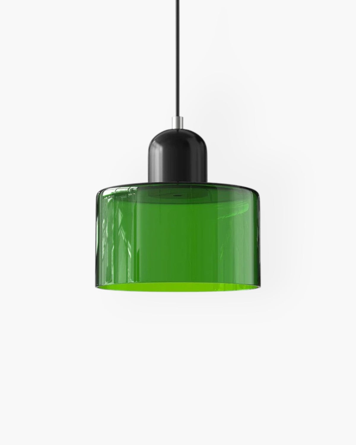 Modern Glass Cylinder Pendant 1-Light Lasson Living