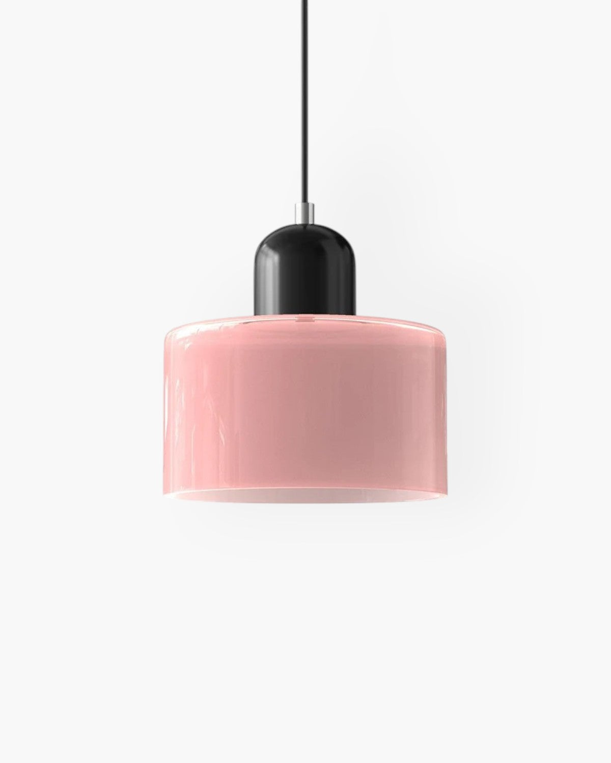 Modern Glass Cylinder Pendant 1-Light Lasson Living