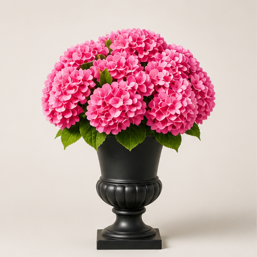 Bloomcroft Silk Hydrangea Set For Porch & Patio Weatherproof Uv-Shielded Faux Flowers - Image 5