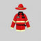 Boys' Halloween Firefighter Costume With Fire Chief Badge And Reflective Stripes Plus Structured 3D Engine Backpack - Image 1