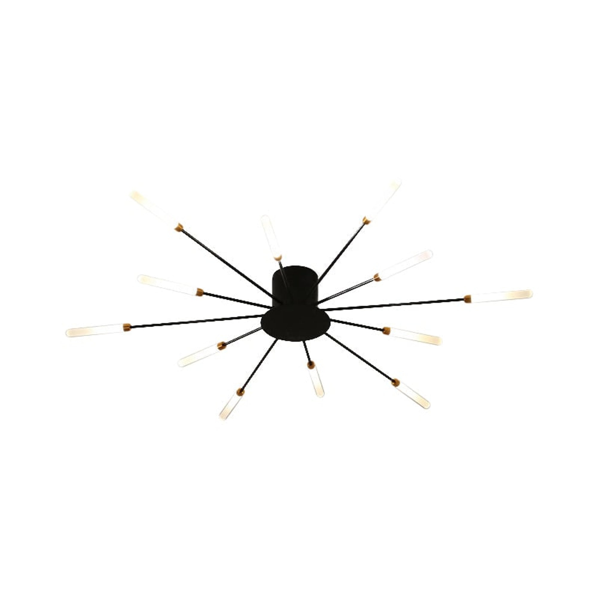 Burst Ceiling Light LED Ceiling Lights Modern Semi-Recessed Starburst Design For Bedroom - Image 23