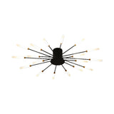 Burst Ceiling Light LED Ceiling Lights Modern Semi-Recessed Starburst Design For Bedroom - Image 8