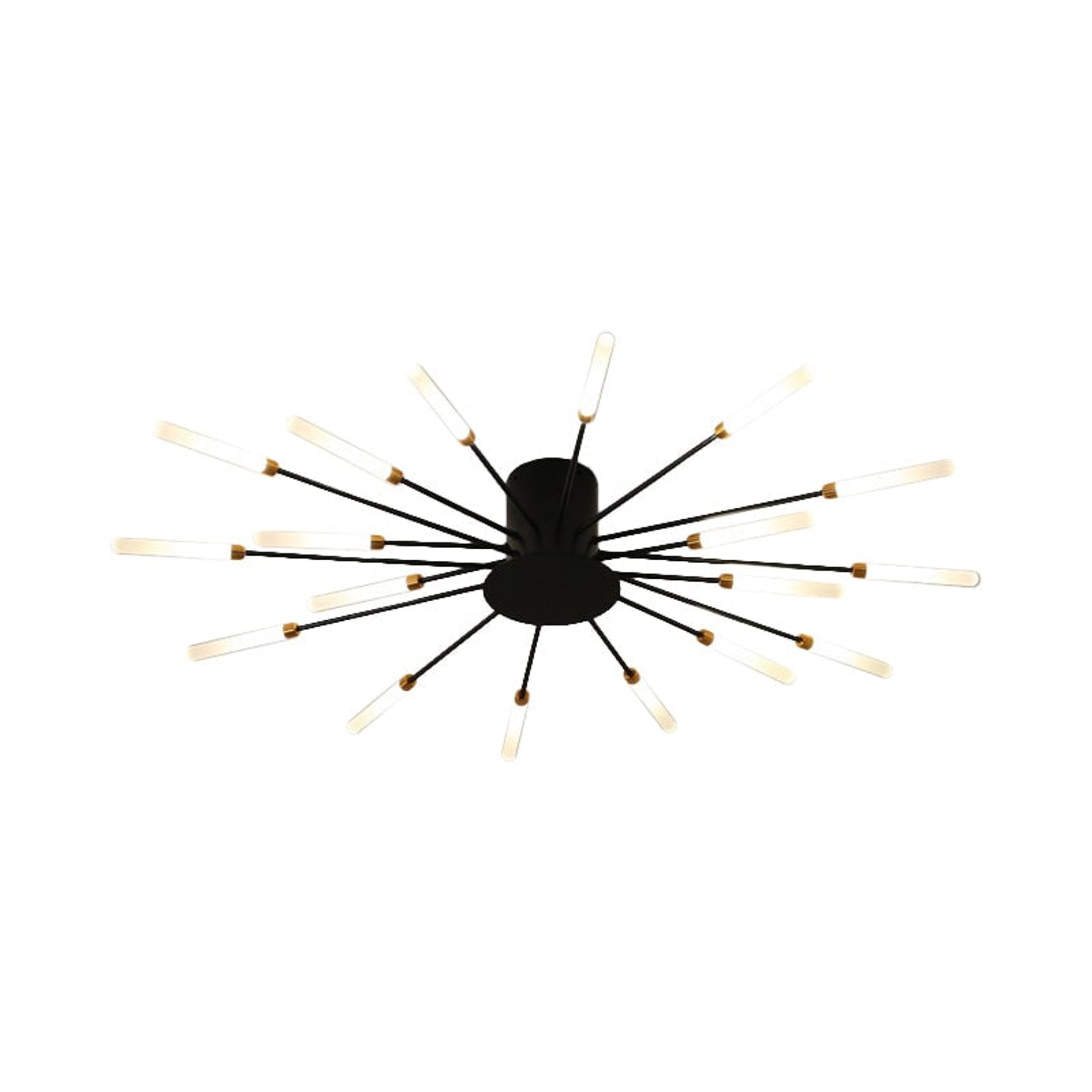 Burst Ceiling Light LED Ceiling Lights Modern Semi-Recessed Starburst Design For Bedroom - Image 8