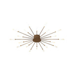 Burst Ceiling Light LED Modern Semi-Recessed Ceiling Fixture Starburst Design - Image 24