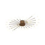 Burst Ceiling Light LED Modern Semi-Recessed Ceiling Fixture Starburst Design - Image 6