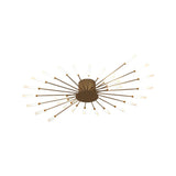 Burst Ceiling Light LED Modern Semi-Recessed Ceiling Fixture Starburst Design - Image 6