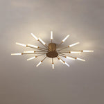 Burst Ceiling Light LED Modern Semi-Recessed Ceiling Fixture Starburst Design - Image 20