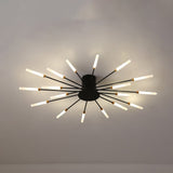 Burst Ceiling Light LED Modern Semi-Recessed Ceiling Fixture Starburst Design - Image 17