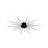 Burst Ceiling Light LED Modern Semi-Recessed Ceiling Fixture Starburst Design - Image 19