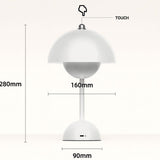 Modern Dome Wireless LED Table Lamp 1-Light Lasson Living
