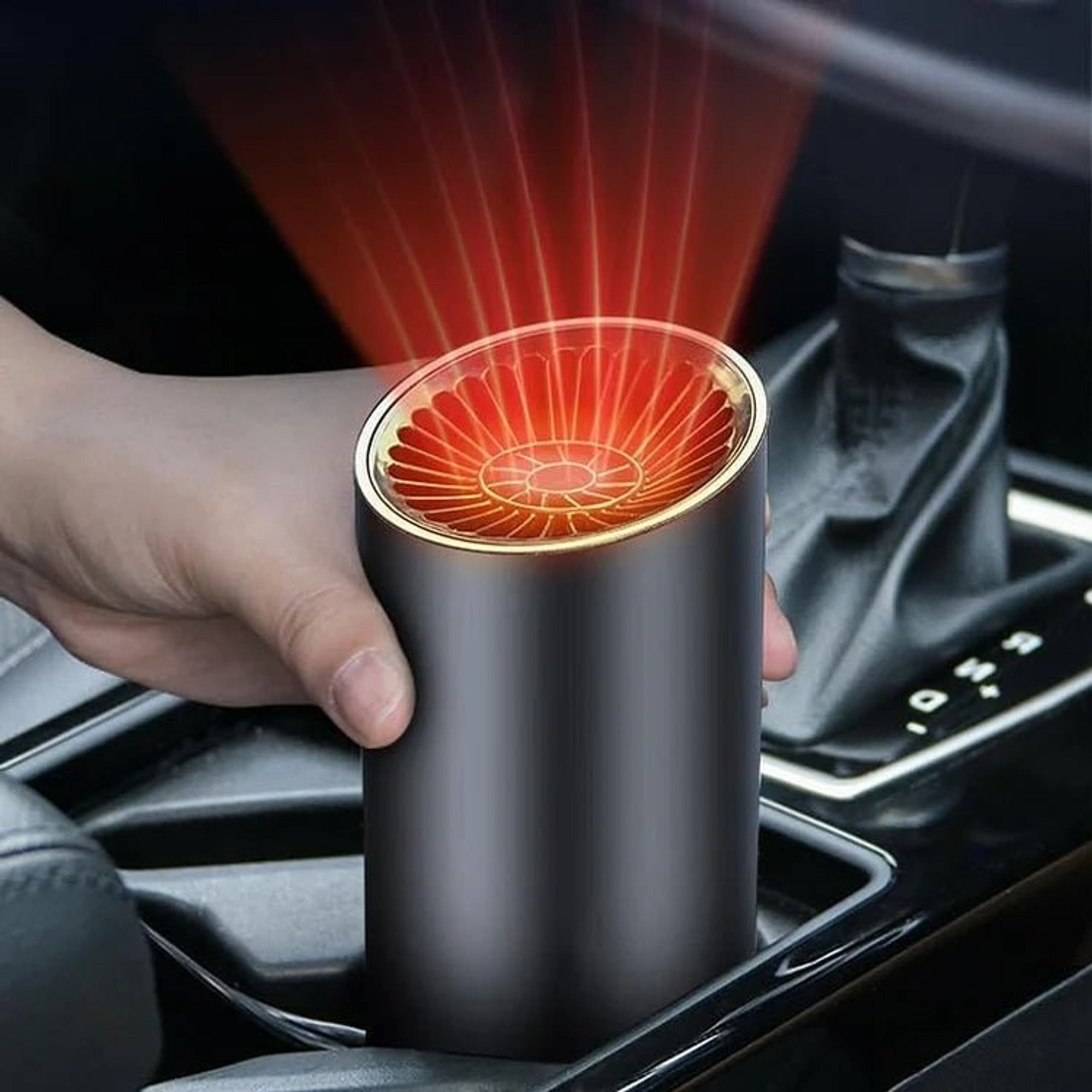 Car Air Blower Fast Heating Cup Shape Warm Plug And Use Instant Heat - Image 1
