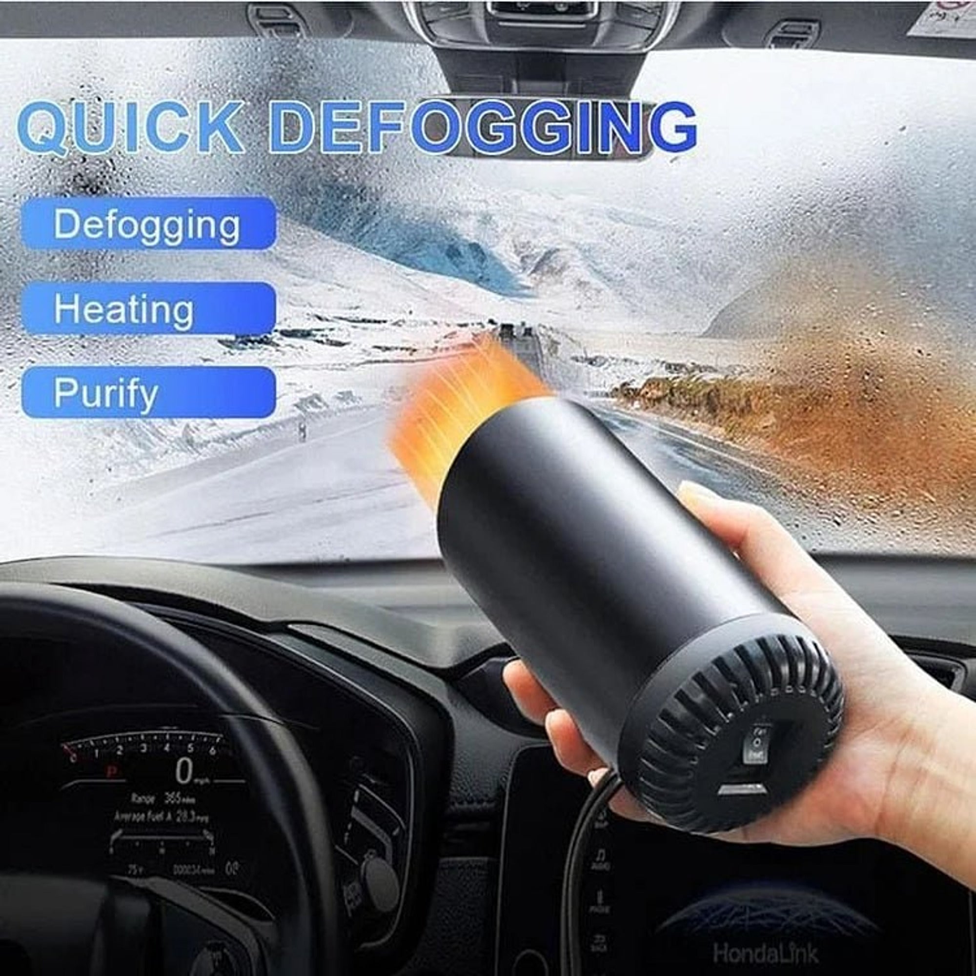 Car Air Blower Fast Heating Cup Shape Warm Plug And Use Instant Heat - Image 5