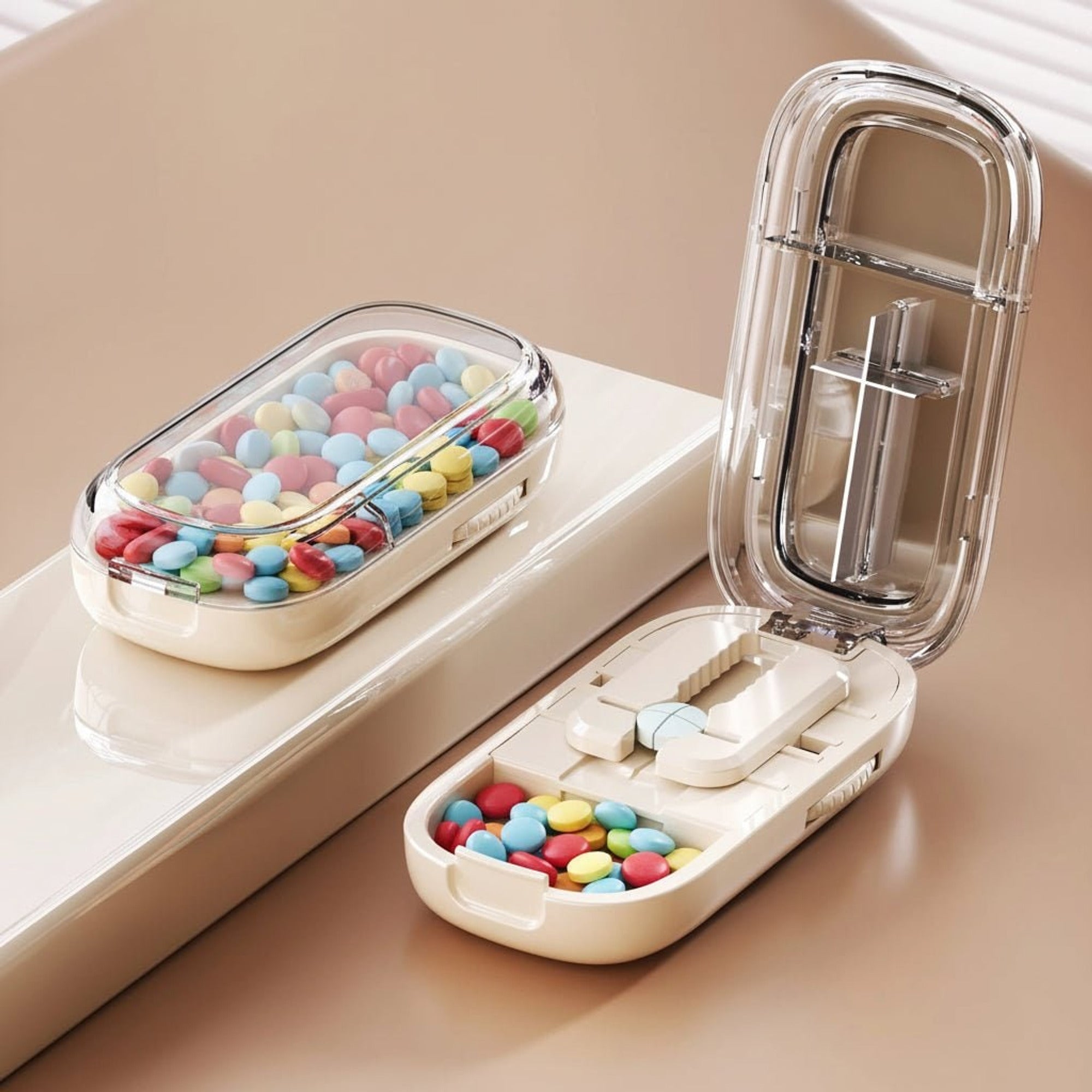 Careedge Tablet Cutter With Concealed Storage Compartment - Image 3