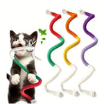 Cat Chew Toy With Silvervine Balls And Cotton Rope For Dental Cleaning - Image 1