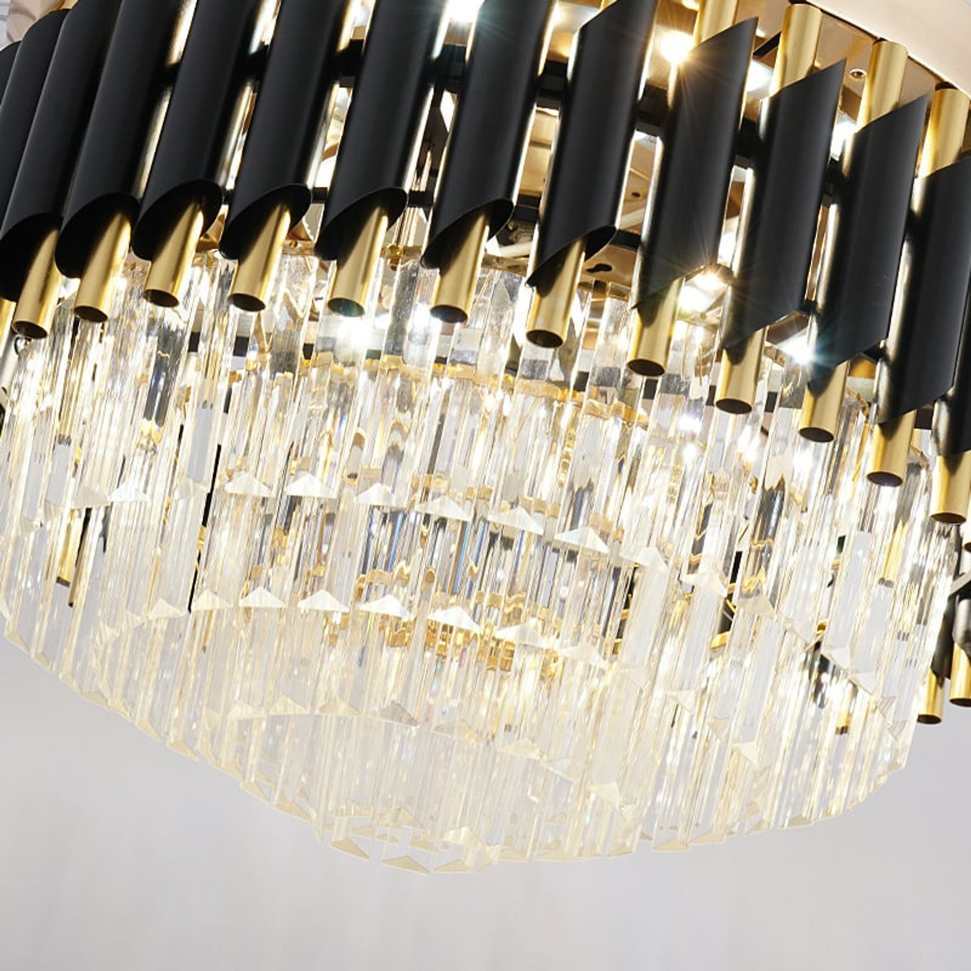 Ceiling Fan LED Chandelier With Transparent Blades - Image 3