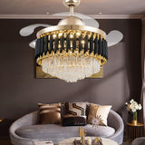 Ceiling Fan LED Chandelier With Transparent Blades - Image 6