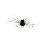 Ceiling Light Burst Semi-recessed LED Starburst With Tube Arms - Image 26