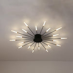 Ceiling Light Burst Semi-recessed LED Starburst With Tube Arms - Image 10