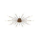Ceiling Light Burst Semi-recessed LED Starburst With Tube Arms - Image 24