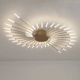 Ceiling Light Burst Semi-recessed LED Starburst With Tube Arms - Image 22