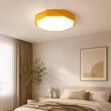 Ceiling Light Flush Mount Octagonal Metal LED - Image 2