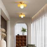 Ceiling Light LED Round Shade Exposed Bulb For Hallway - Image 10