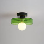 Ceiling Light LED Round Shade Exposed Bulb For Hallway - Image 5