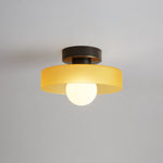 Ceiling Light LED Round Shade Exposed Bulb For Hallway - Image 6