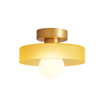 Ceiling Light LED Round Shade Exposed Bulb For Hallway - Image 9